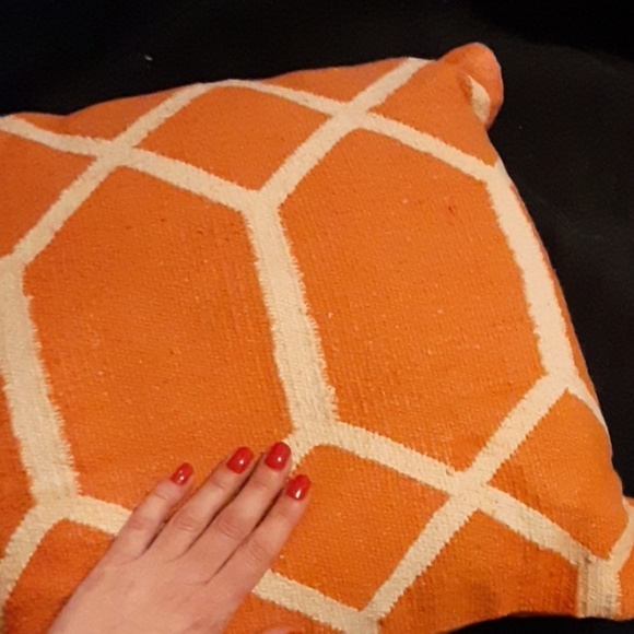 Orange Accent Pillow - Picture 6 of 7